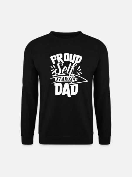 Proud Self-employed father Self-employed - Unisex Sweatshirt - black
