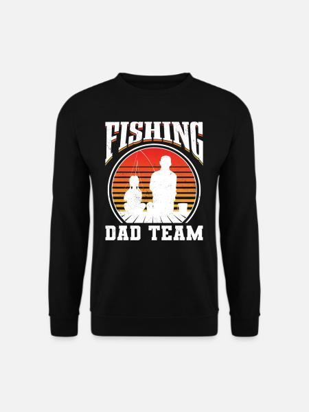 Pêche Papa Équipe Pêcheur Pêcheur Père - Sweat-shirt Unisexe - noir