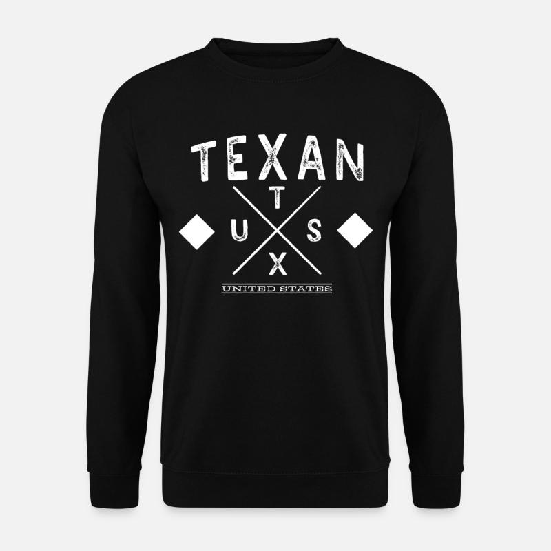 Dictons texans Texan Texas Pride - Sweat-shirt Unisexe - noir