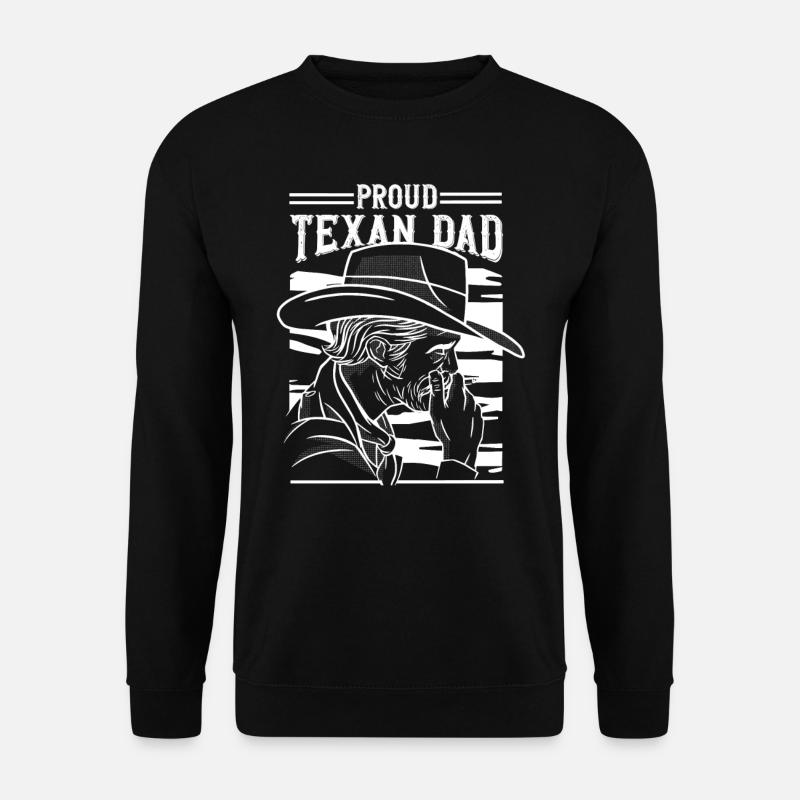 Fier Père Texan Texan Pride Texas - Sweat-shirt Unisexe - noir