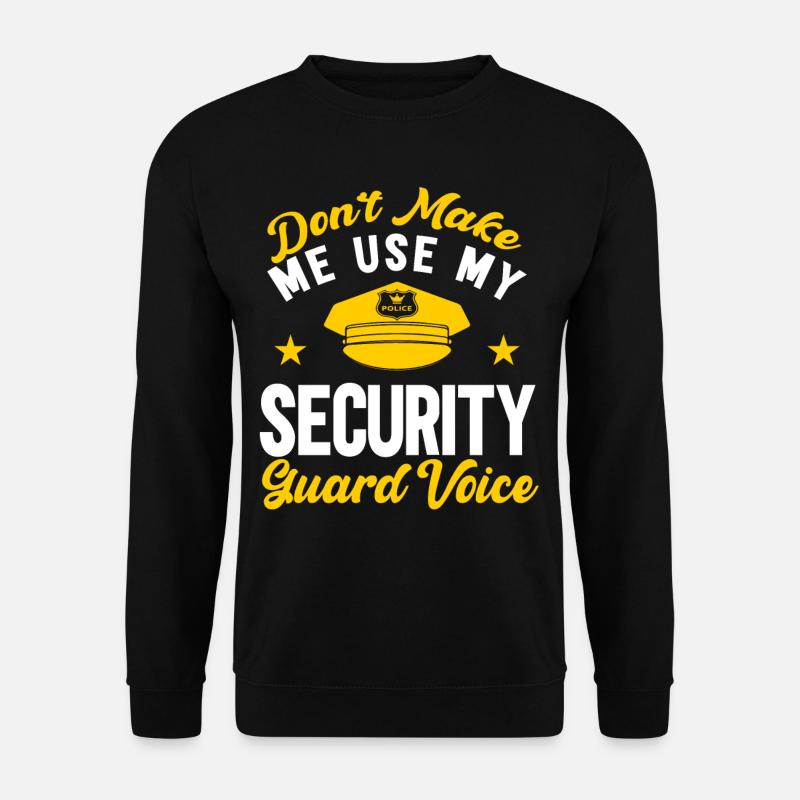 My Security Security Voice - Unisex Sweatshirt - black