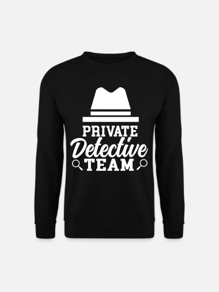 Privatdetektiv Team Privatdetektei Privat - Unisex Pullover - Schwarz