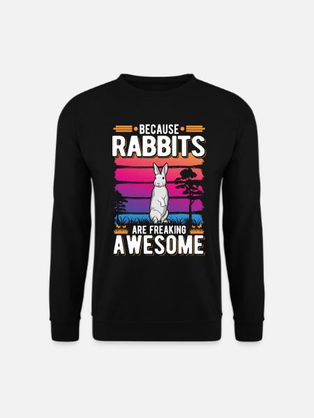 Rabbit Gift Rabbit Rabbit - Unisex Sweatshirt - black
