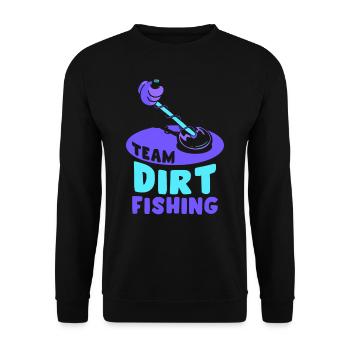 Équipe Dirt Fishing Détection de métaux Détection de métaux - Sweat-shirt Unisexe - noir - Devant - Alina (178cm) & Michal (187cm)