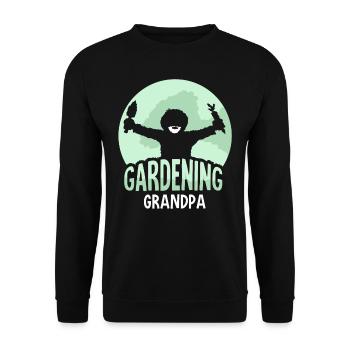 Jardinage Grand-père Jardin Grand-père Jardinier - Sweat-shirt Unisexe - noir - Devant - Alina (178cm) & Michal (187cm)