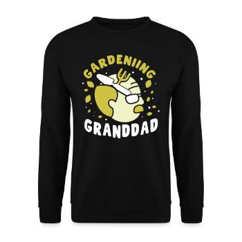 Jardinage Grand-père Jardinier Jardin Grand-père - Sweat-shirt Unisexe - noir - Devant - Alina (178cm) & Michal (187cm)