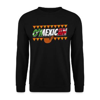 O’Mexicain Irlandais Mexique Irlande Irlandais - Sweat-shirt Unisexe - noir - Devant - Alina (178cm) & Michal (187cm)