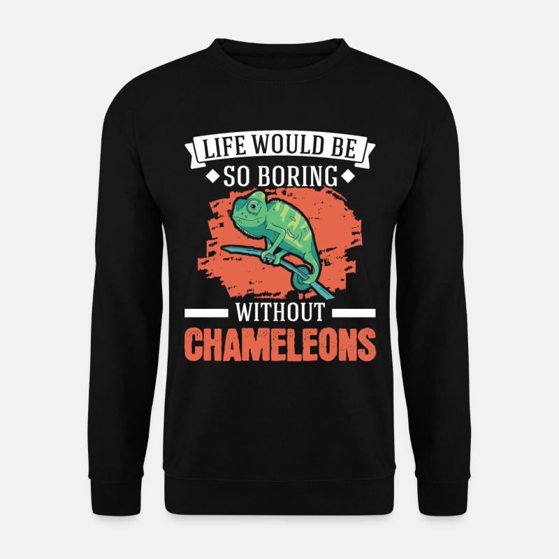 Chameleon Gift Chameleon - Unisex Sweatshirt - black