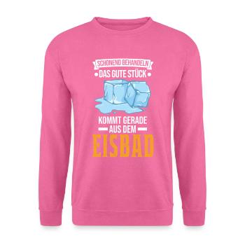 Eisbad Eisbaden Winterbad Eisschwimmen - Unisex Pullover - Pink - Vorne