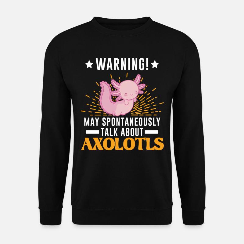Axolotl Cadeau Queue Lurch - Sweat-shirt Unisexe - noir