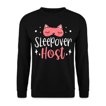Hôtes nuitée Nuitée Nuitée - Sweat-shirt Unisexe - noir - Devant - Alina (178cm) & Michal (187cm)