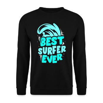 Meilleur surfeur de tous les temps Surfing Surfing - Sweat-shirt Unisexe - noir - Devant - Alina (178cm) & Michal (187cm)