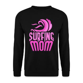 Surf Mama Surf Surfer Planche de surf - Sweat-shirt Unisexe - noir - Devant - Alina (178cm) & Michal (187cm)