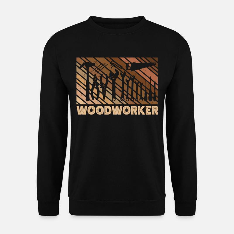 Menuisiers Menuiserie Menuiseries Bûcherons - Sweat-shirt Unisexe - noir