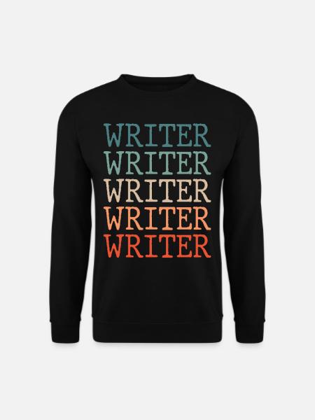 Author Writer Writer Writing - Unisex Sweatshirt - black