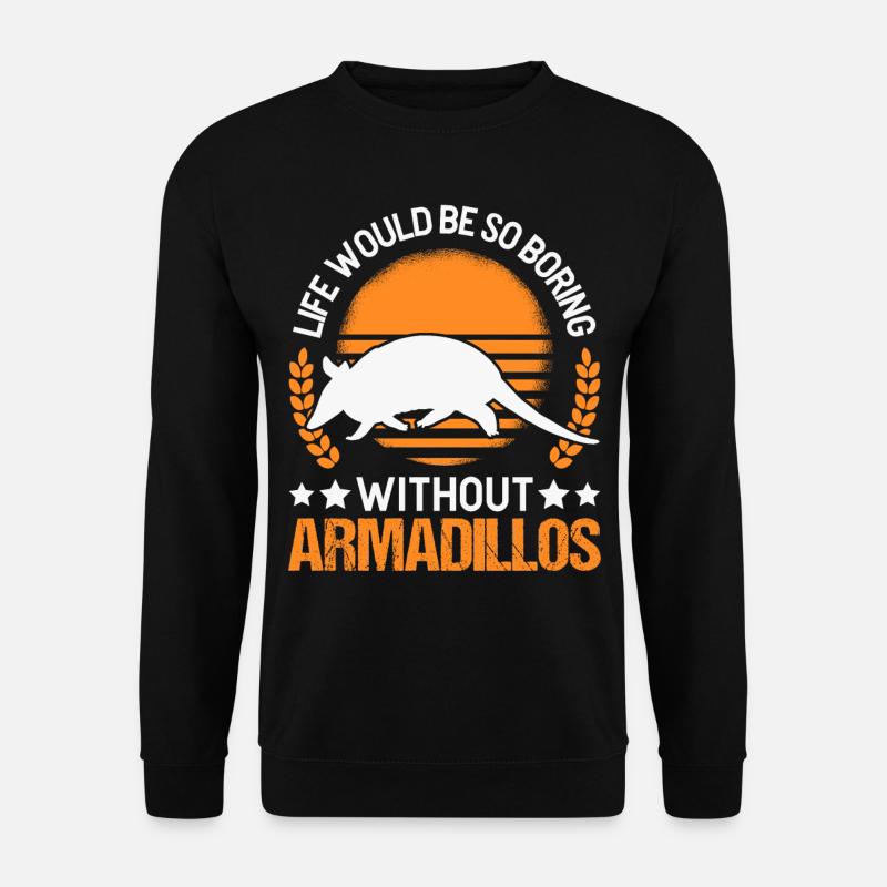 Armadillo Geschenk Gürteltier - Unisex Pullover - Schwarz