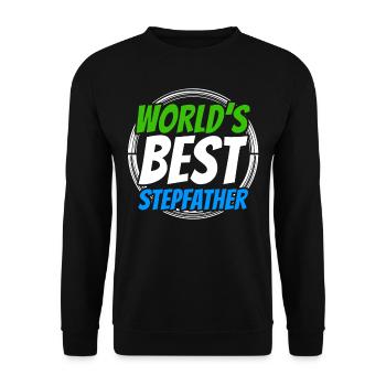 Le meilleur beau-père du monde Beau-père Beau-père Beau-père - Sweat-shirt Unisexe - noir - Devant - Alina (178cm) & Michal (187cm)