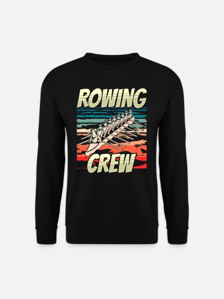 Rudermannschaft Rudern Ruderboot Ruderer Ruder - Unisex Pullover - Schwarz