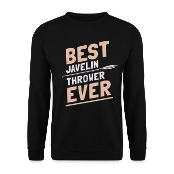 Meilleur lanceur de javelot de tous les temps Lancer de javelot - Sweat-shirt Unisexe - noir - Devant - Alina (178cm) & Michal (187cm)