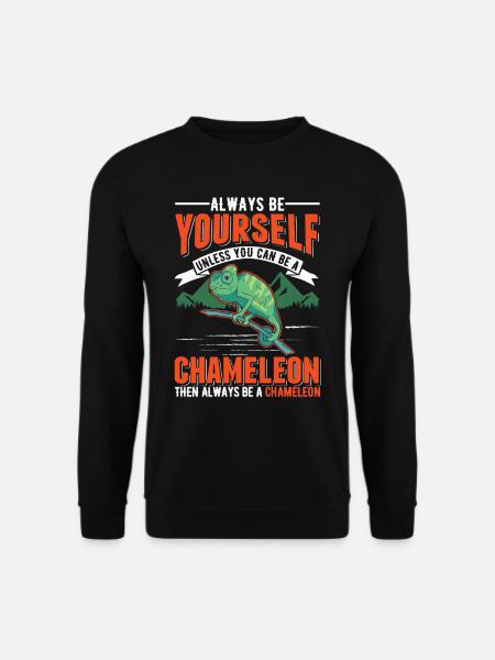 Chameleon Gift Chameleon - Unisex Sweatshirt - black