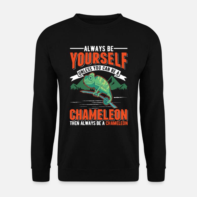 Chameleon Gift Chameleon - Unisex Sweatshirt - black