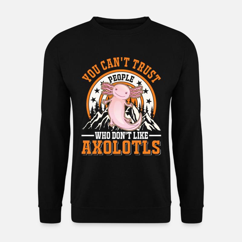 Axolotl Cadeau Queue Lurch - Sweat-shirt Unisexe - noir
