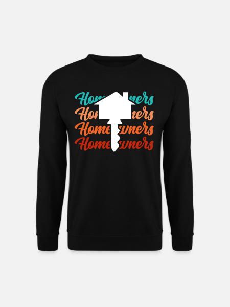 Hauseigentümer Hausherr Hausbesitzer Haus - Unisex Pullover - Schwarz