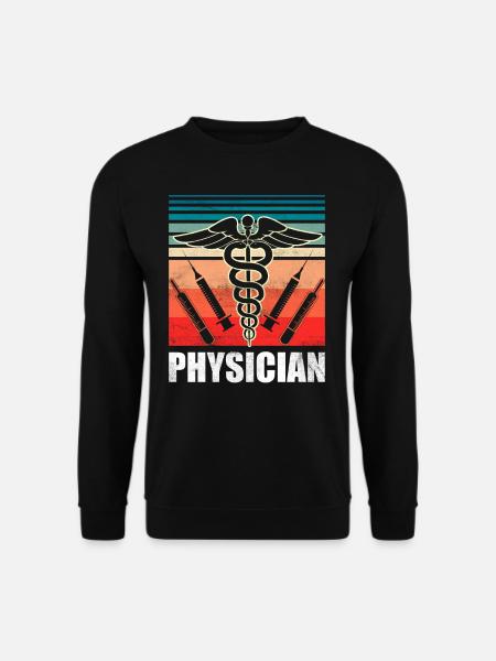 Arzt Beruf Mediziner Medizin Doktor - Unisex Pullover - Schwarz