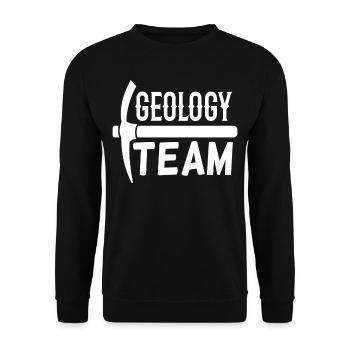 Geology Team Geologist Geology Student Profession - Unisex Sweatshirt - black - Front - Alina (178cm) & Michal (187cm)