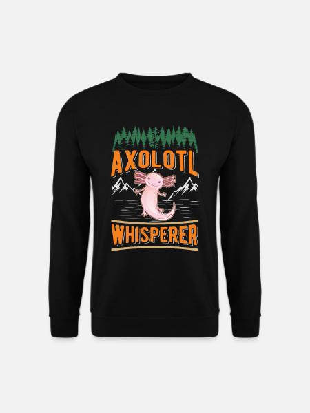 Axolotl Whisperer Queue Lurch - Sweat-shirt Unisexe - noir