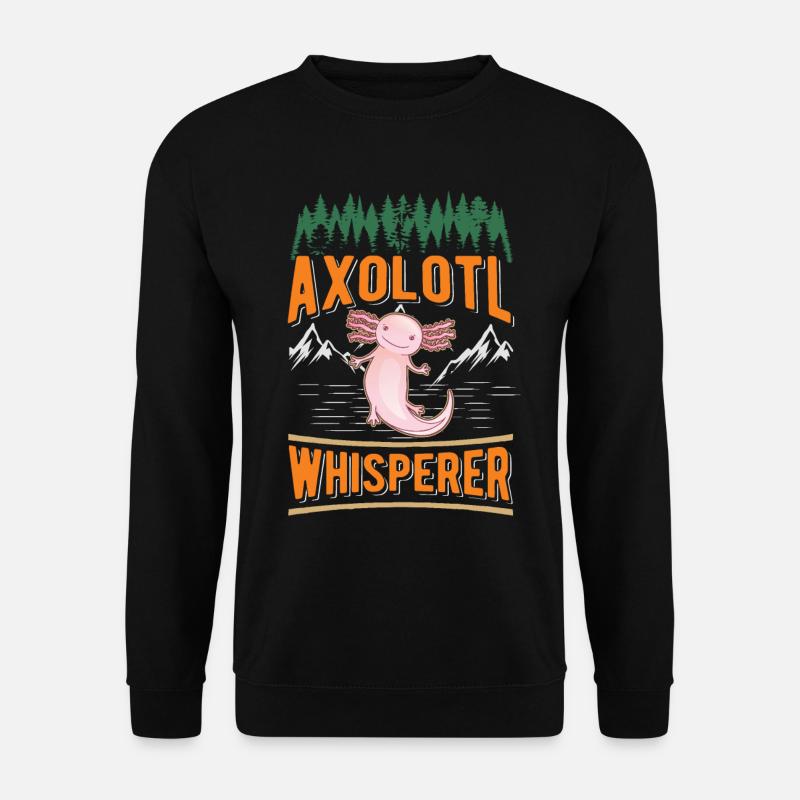 Axolotl Whisperer Tail Lurch - Unisex Sweatshirt - black