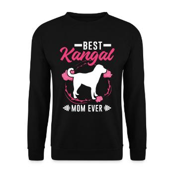 Meilleur Kangal Maman Ever Chien de Berger Anatolien - Sweat-shirt Unisexe - noir - Devant - Alina (178cm) & Michal (187cm)