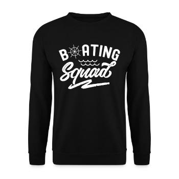 Équipe de nautisme Yacht Bateau Voilier Bateau - Sweat-shirt Unisexe - noir - Devant - Alina (178cm) & Michal (187cm)