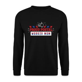 Fier facteur Mère Facteur Facteur - Sweat-shirt Unisexe - noir - Devant - Alina (178cm) & Michal (187cm)