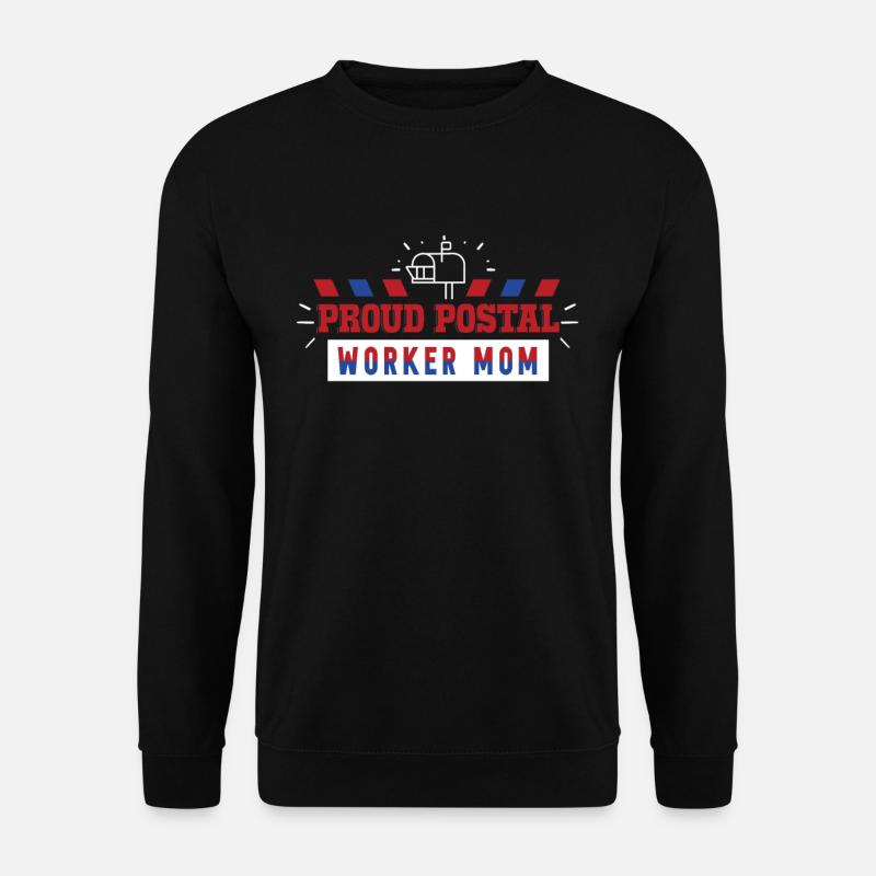 Stolze Postbotin Mutter Postbote Briefträger - Unisex Pullover - Schwarz