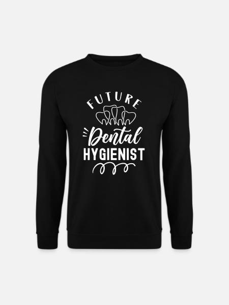 Future équipe d’hygiéniste dentaire - Sweat-shirt Unisexe - noir