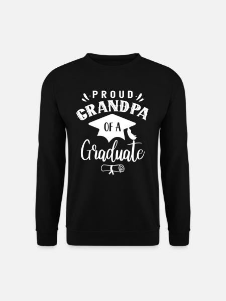 Stolzer Großvater Eines Absolventen Absolvent - Unisex Pullover - Schwarz