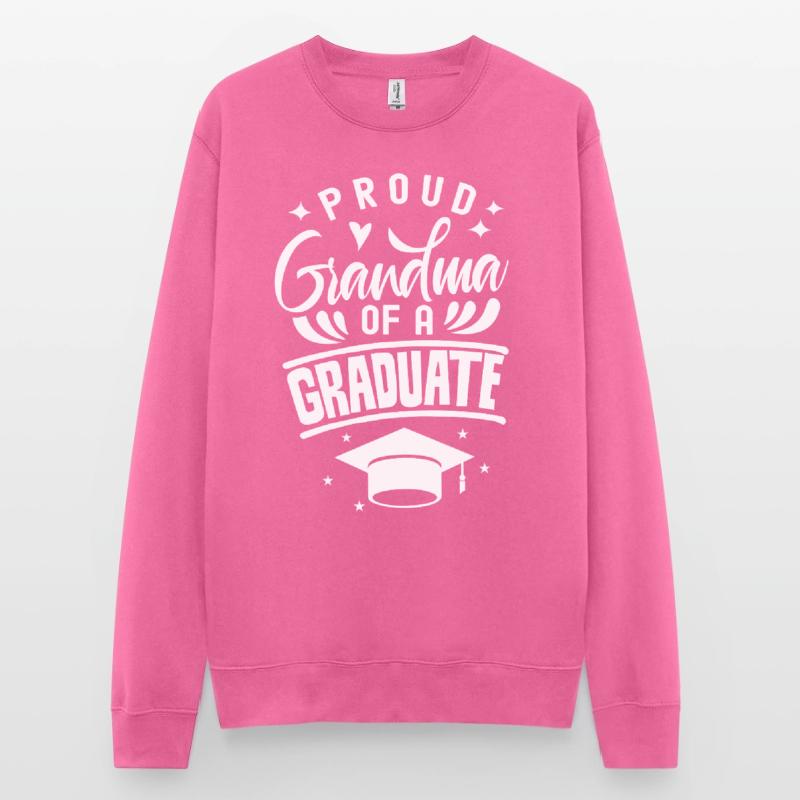 Stolze Großmutter Eines Absolventen Absolvent Unisex Pullover
