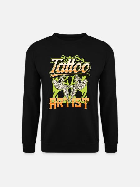 Tätowierer Tattoostudio Tattoo Tätowieren - Unisex Pullover - Schwarz
