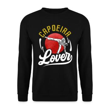 Capoeira Lovers Hobby Martial Arts Brazilian - Unisex Sweatshirt - black - Front - Alina (178cm) & Michal (187cm)