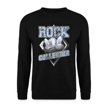 Stone Collector Geologist Geology Student Geology - Unisex Sweatshirt - black - Front - Alina (178cm) & Michal (187cm)