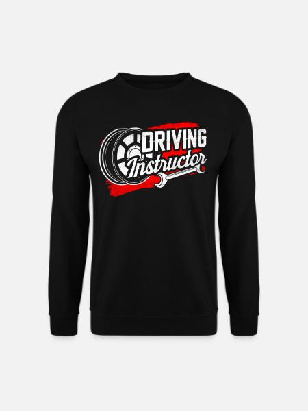 Fahrlehrer Fahrschule Fahrstunde Fahrschüler - Unisex Pullover - Schwarz