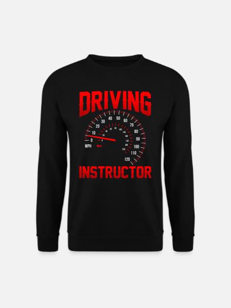 Fahrlehrer Fahrstunde Fahrschüler Fahrschule - Unisex Pullover - Schwarz
