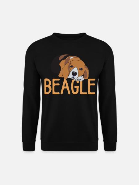 Beagle chien doux Beagle kawaii - Sweat-shirt Unisexe - noir