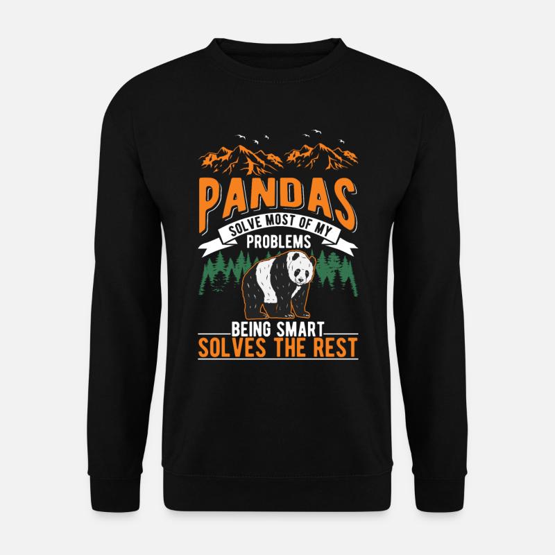 Panda Lover Panda Ours - Sweat-shirt Unisexe - noir