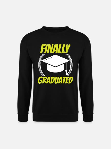 Finally Graduated Graduate Graduate - Unisex Sweatshirt - black