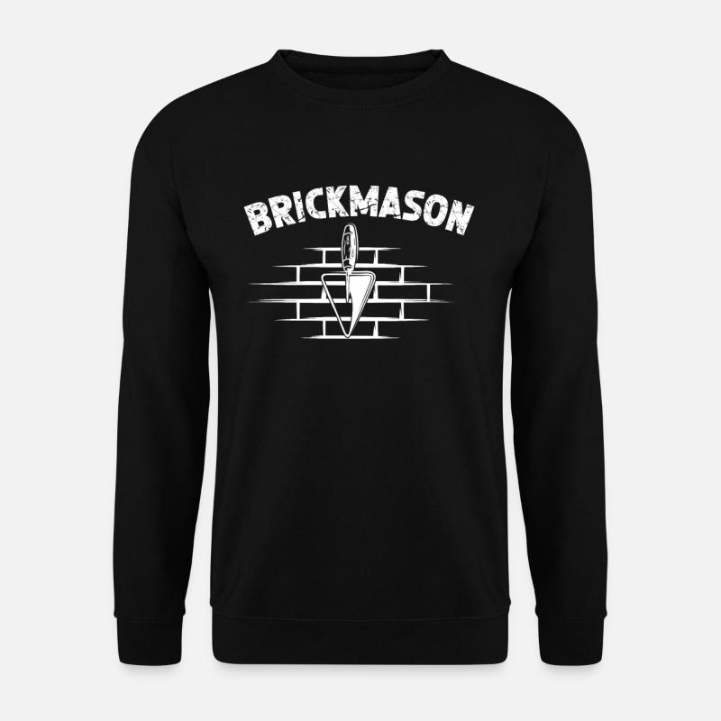 Maçon Artisan Brique Maçonnerie - Sweat-shirt Unisexe - noir