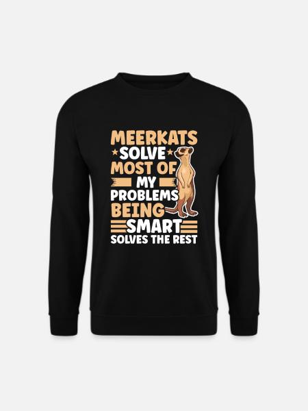 Suricate Cadeau Suricate Suricate - Sweat-shirt Unisexe - noir