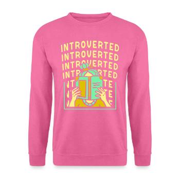 Introverti Introverti Sarcasme Timide - Sweat-shirt Unisexe - rose - Devant