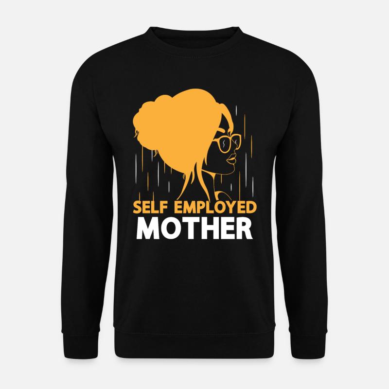 Self-employed mother Freelancer Self-employed - Unisex Sweatshirt - black
